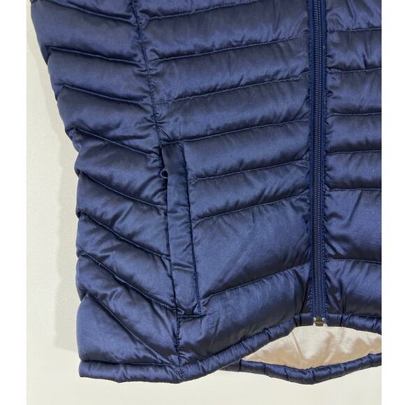 Bernardo Womens Blue Goose Down Puffer Vest Size Medium - Picture 6 of 12